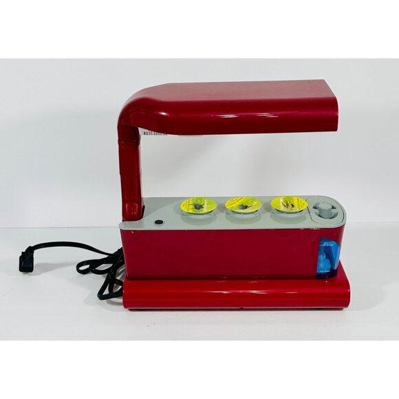 AeroGarden Red Indoor Hydroponic Garden System Countertop LED Grow Light 3-Pod C - Picture 9 of 16
